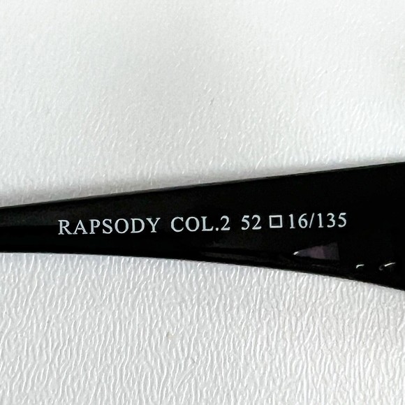 La Matta Rapsody Women Eyeglass Frame Tortoise Purple Metal Cutout 52-16-135 - Picture 9 of 16